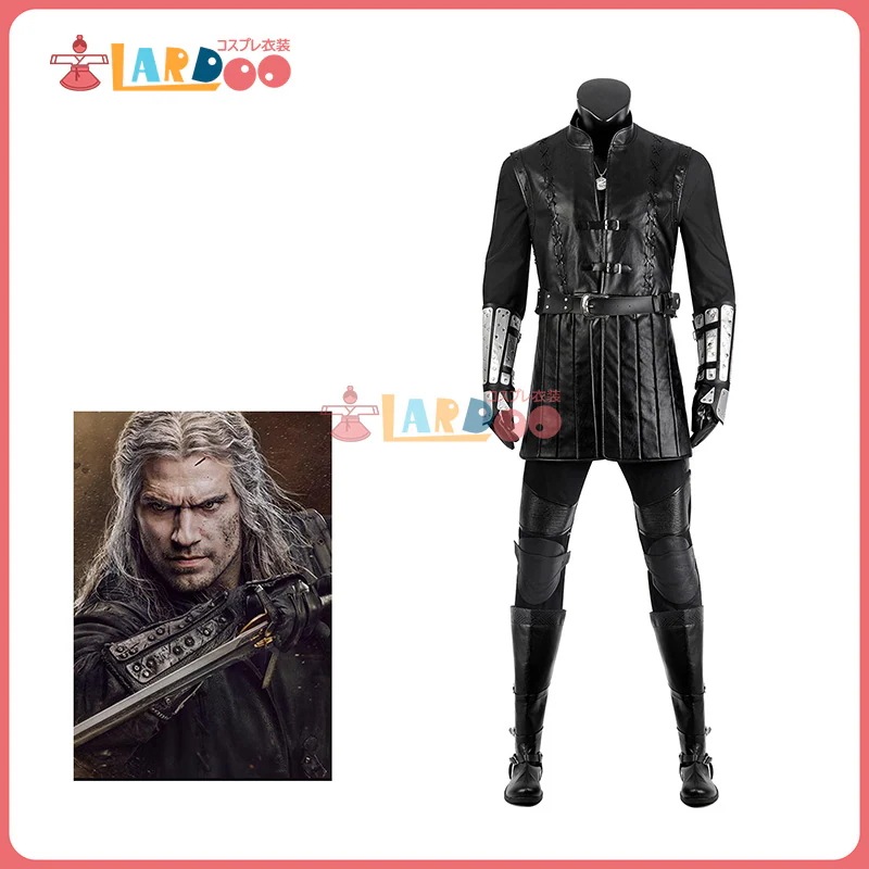 ウィッチャー シーズン3 ゲラルトGeralt コスチューム コスプレ衣装靴265