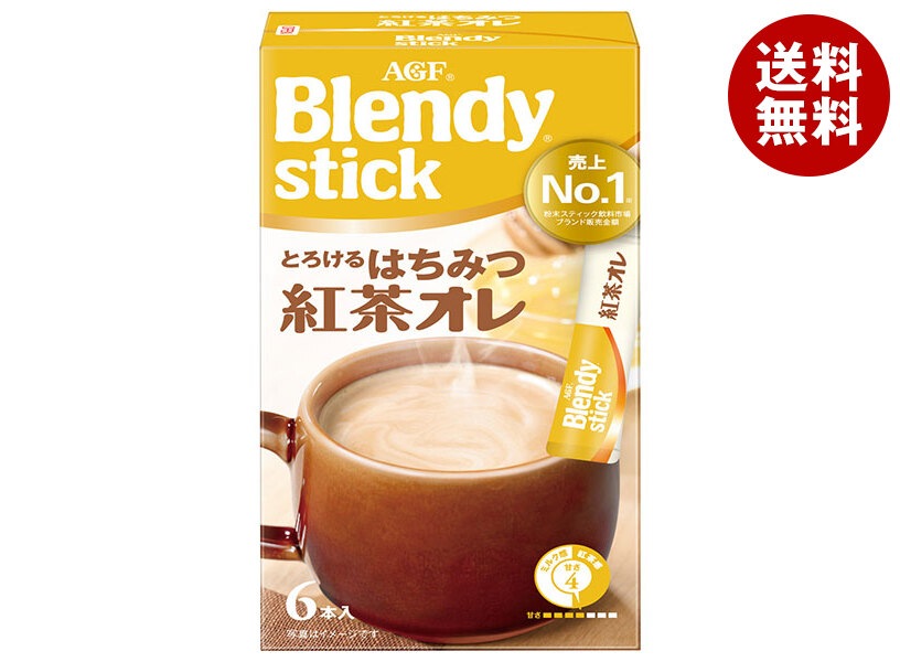 AGF ブレンディ スティック とろけるはちみつ紅茶オレ (9.9g＊6本)＊24箱入 5,752円