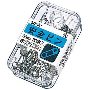 （まとめ） ソニック 安全ピン 38mm AZ-863 1パック（30本） [x40セット]