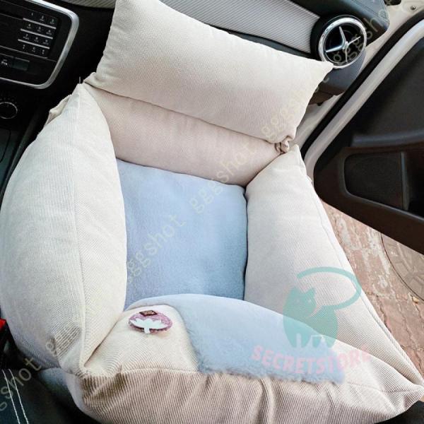 犬猫用 ドライブボックス ドライブベッド 犬 中型犬 ペット くるま用品 夏用 2way 後部座席 おしゃれ 春夏 l 小型犬 2匹 ペット用ドライブシート 大型犬 大型