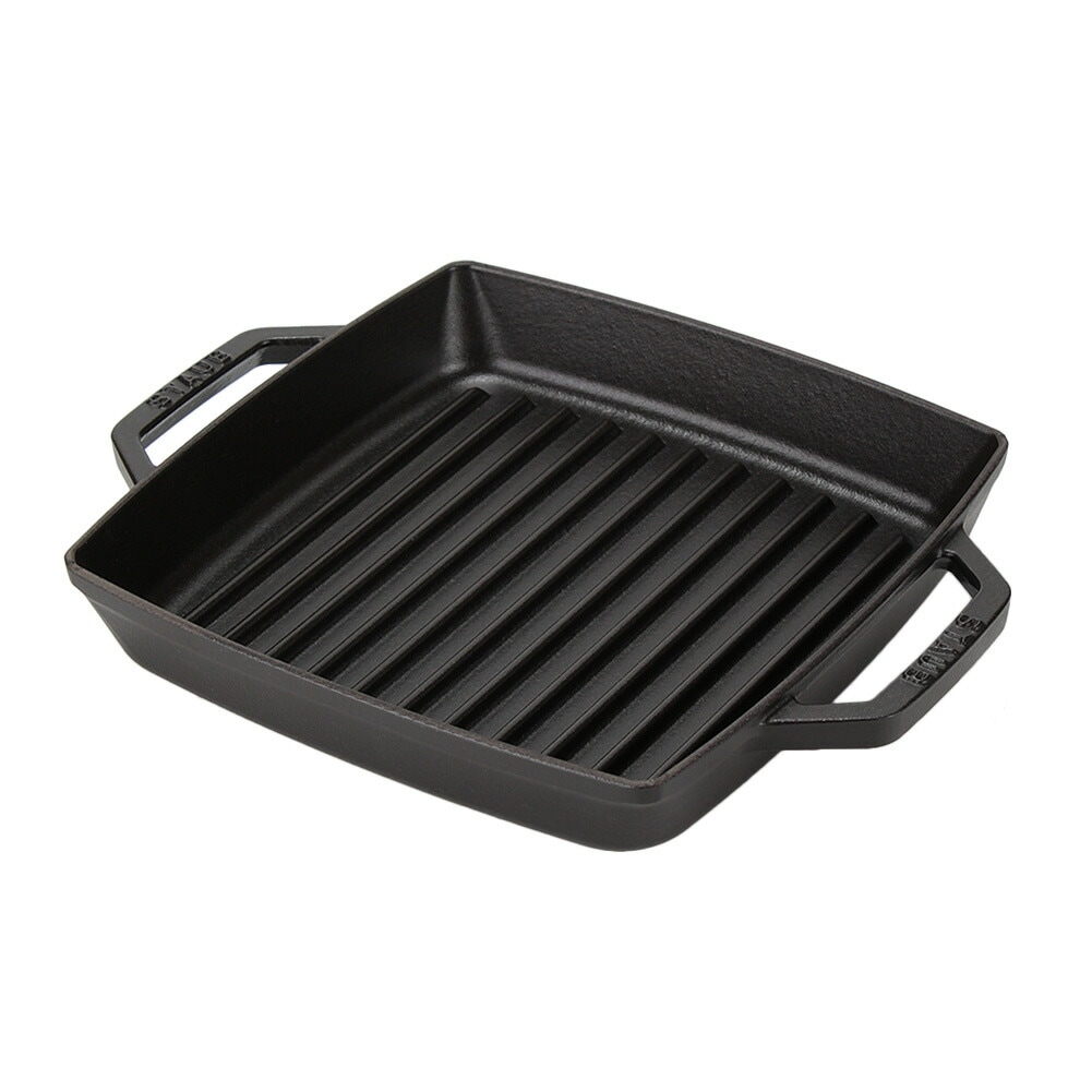 ピュアグリル スクエアグリルパン23cm ホーロー キッチン用品