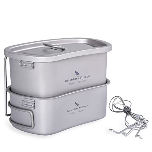 色：400ml+750ml 2点セット(ハンゴウ) Boundless Voyage チタン ミリタ