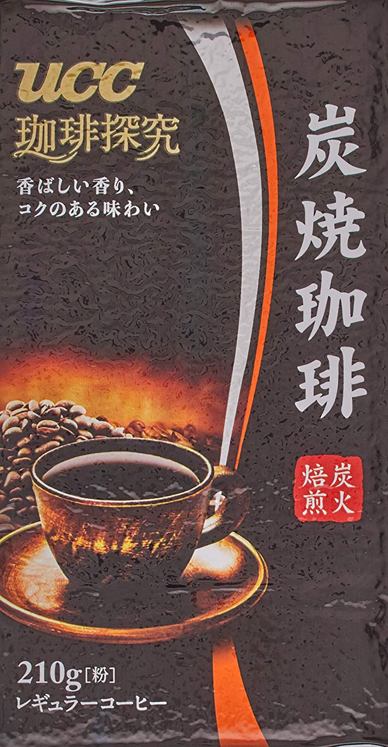 レビューを書けば送料当店負担】 炭焼珈琲 珈琲探求 UCC レギュラーコーヒー(粉) レギュラー(粉) 2個 210g 真空パック インスタントコーヒー  - flaviogimenis.com.br