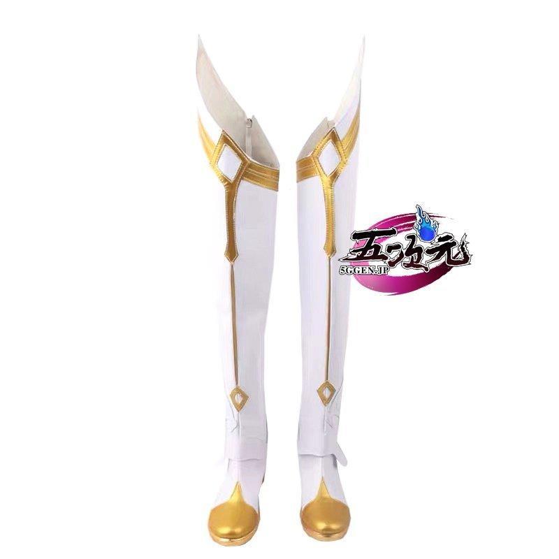 【新品販売 Q10最安値！】 ハロウィン 五次元　原神　コスプレ　蛍　旅人　長い靴　　ブーツ