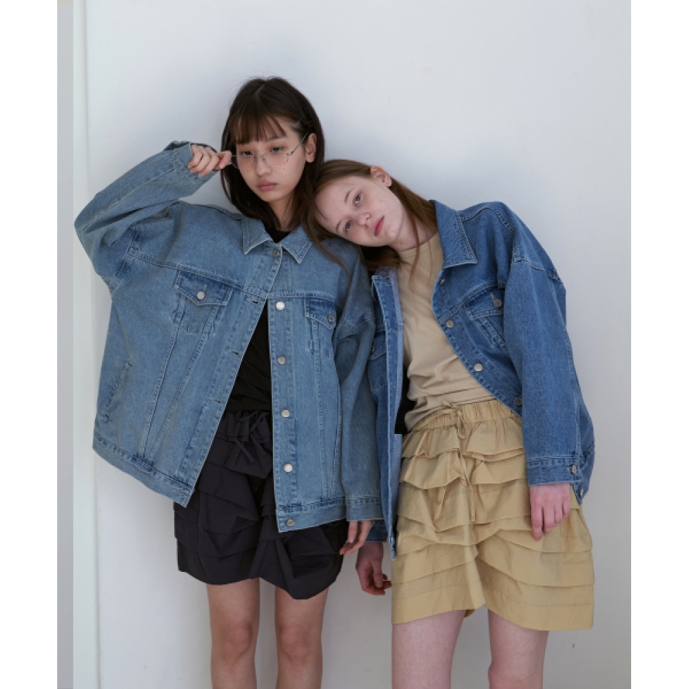 ノーコンテンツ 37. デニムジャケット _ ライトブルー