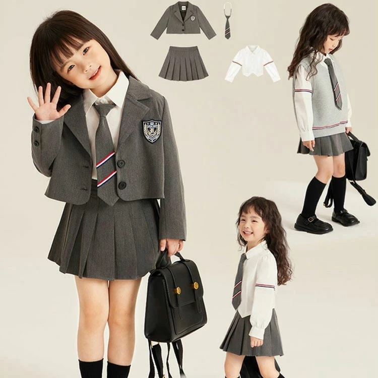 女の子 卒業式 スーツ 制服 学生服 セットアップ ジャケット シャツ プリーツスカート ネクタイ キッズ ガールズ 小学生 中学生 高校生 フォーマル スーツ スクール服 卒業式スーツ お揃い おし
