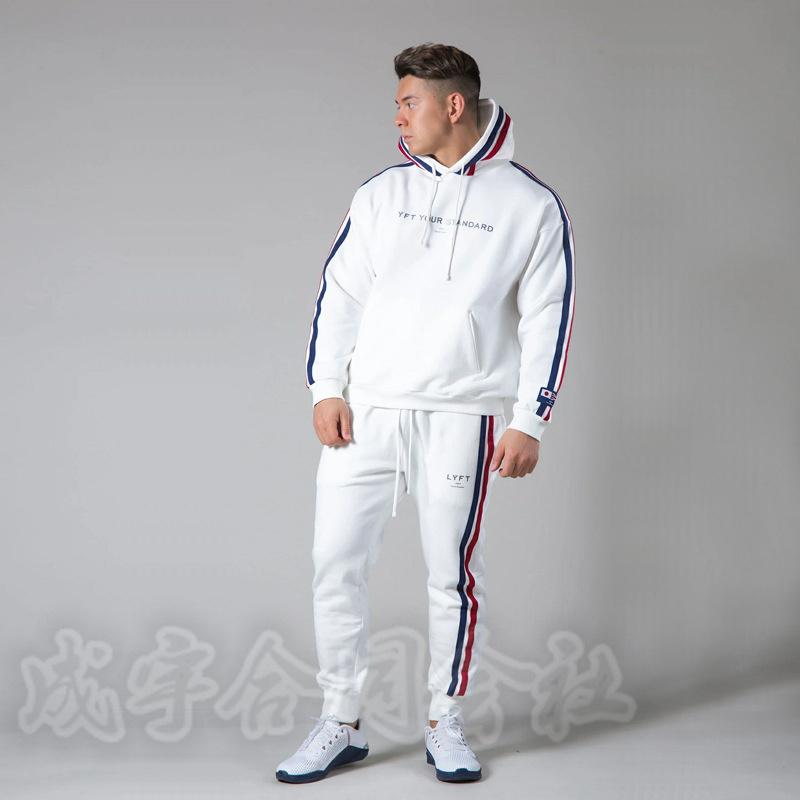 新しい秋のスタイル メンズ 上下セットアップ スポーツウェア フィットネス トレーニングウェア ジャージパーカー 長袖 ロングパンツ スウェット カジュアル トレーナー春秋 211 Qポイント無料