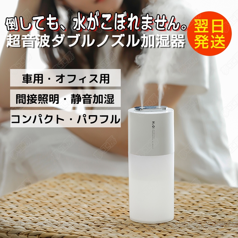 アロマ 加湿器 卓上加湿器 Ledライト ダブルノズル オフィス 車用 充電式 Usb おしゃれ 加湿器 格安販売中 Tor Safety Com