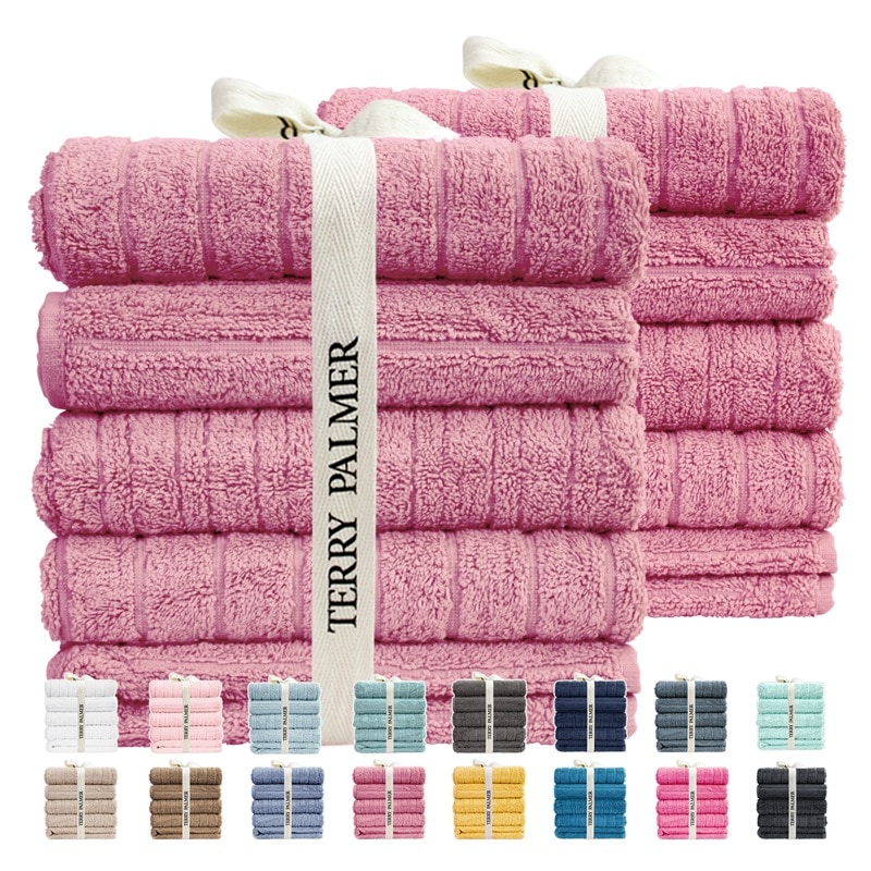 [テリースペシャル]Jacquard ホテル仕様タオル10枚セットジャカードピンリービッグバスタオル綿100％ホテルスタイル