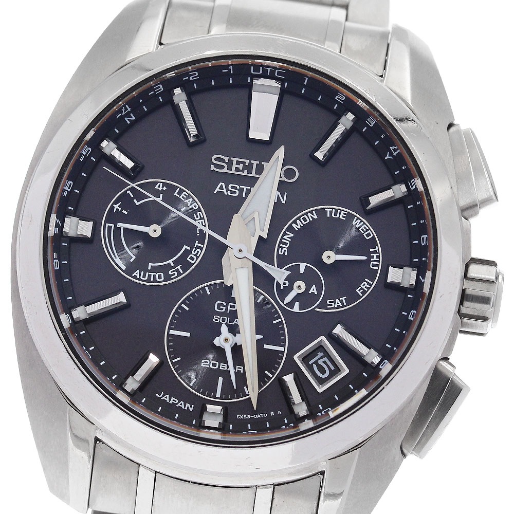 セイコー SEIKO SBXC067/5X53-0AV0 アストロン デイデイト ソーラー電波 メンズ 箱・保証書付き_887358【中古】