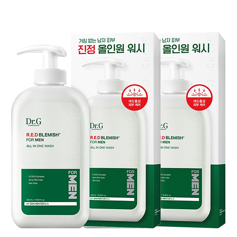[1+1] レッドブレミッシュフォーメンオールインワンウォッシュ 500ml + 500ml [2個セット]