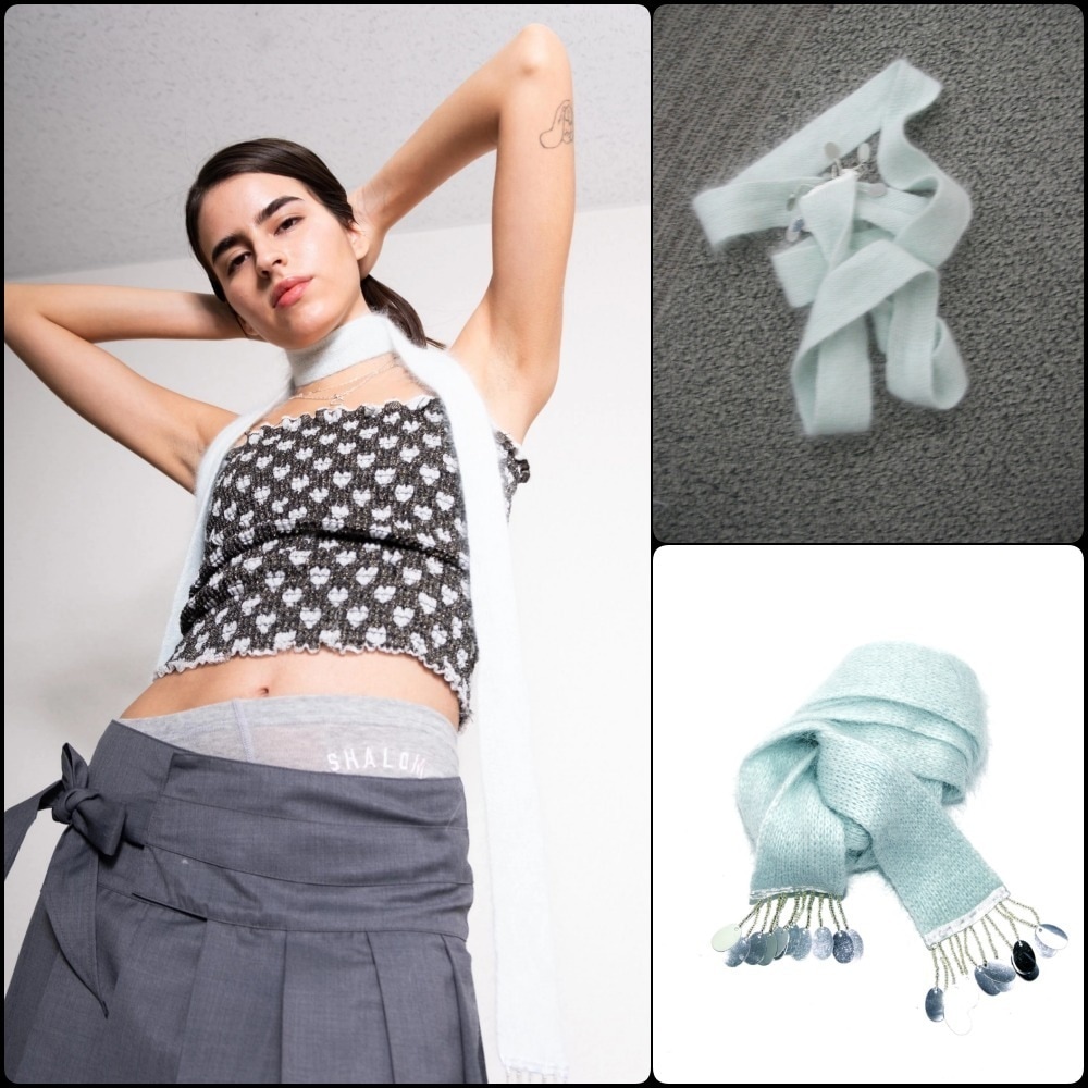 【SHALOM】MESSY SCARF