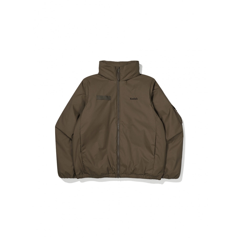 コダックアパレルトリップデタッチャブルグースライトウェイトダウンジャケットブラウン