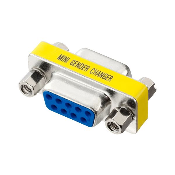 (5個セット) サンワサプライ ジェンダーチェンジャー（D-sub9pinコネクタメスメス） AD9S-FFKX5