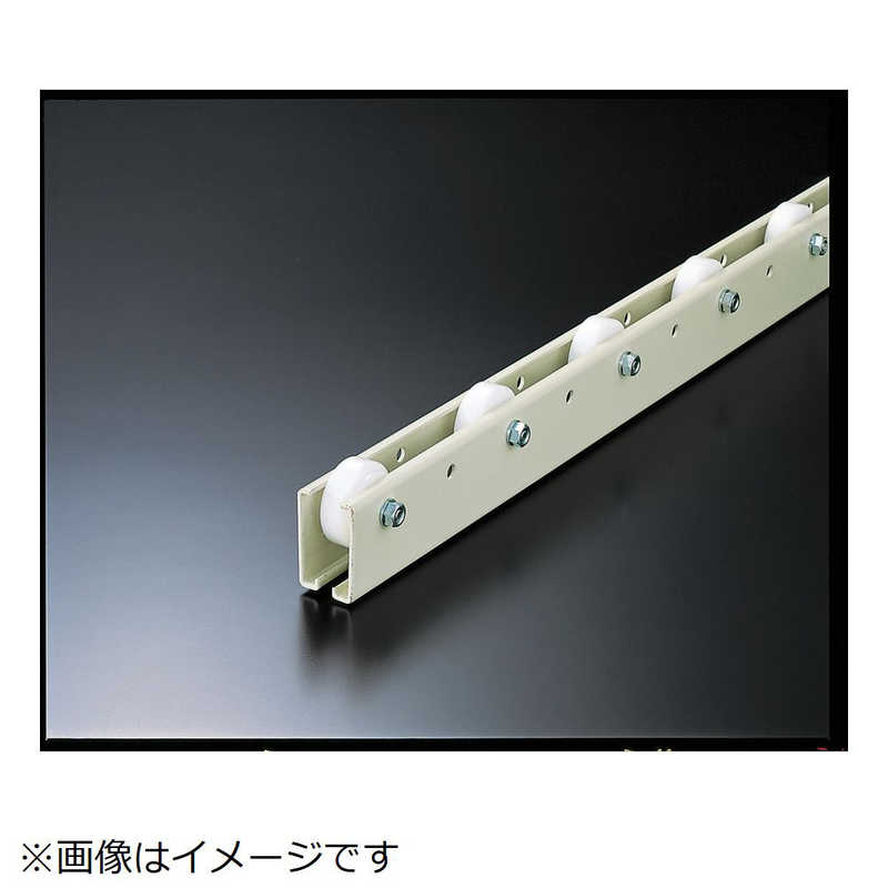 トラスコ中山　ホイールコンベヤ 樹脂製Φ38X12 P100XL2000　V38N1002000