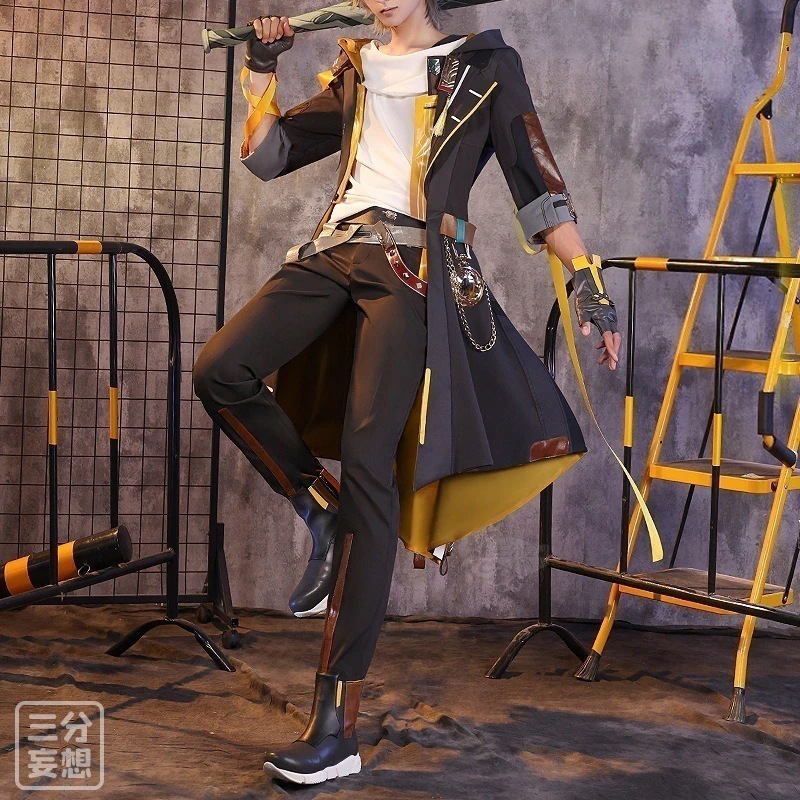 【三分妄想13Delusion】崩壊：スターレイル 開拓者 穹-Caelus コスプレ衣装ウィッグ靴 コスチューム75