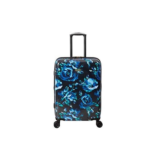 Isaac Mizrahi Inez 26-Inch 8-Wheel Hardside Spinner (Blue Floral) 並行輸入品