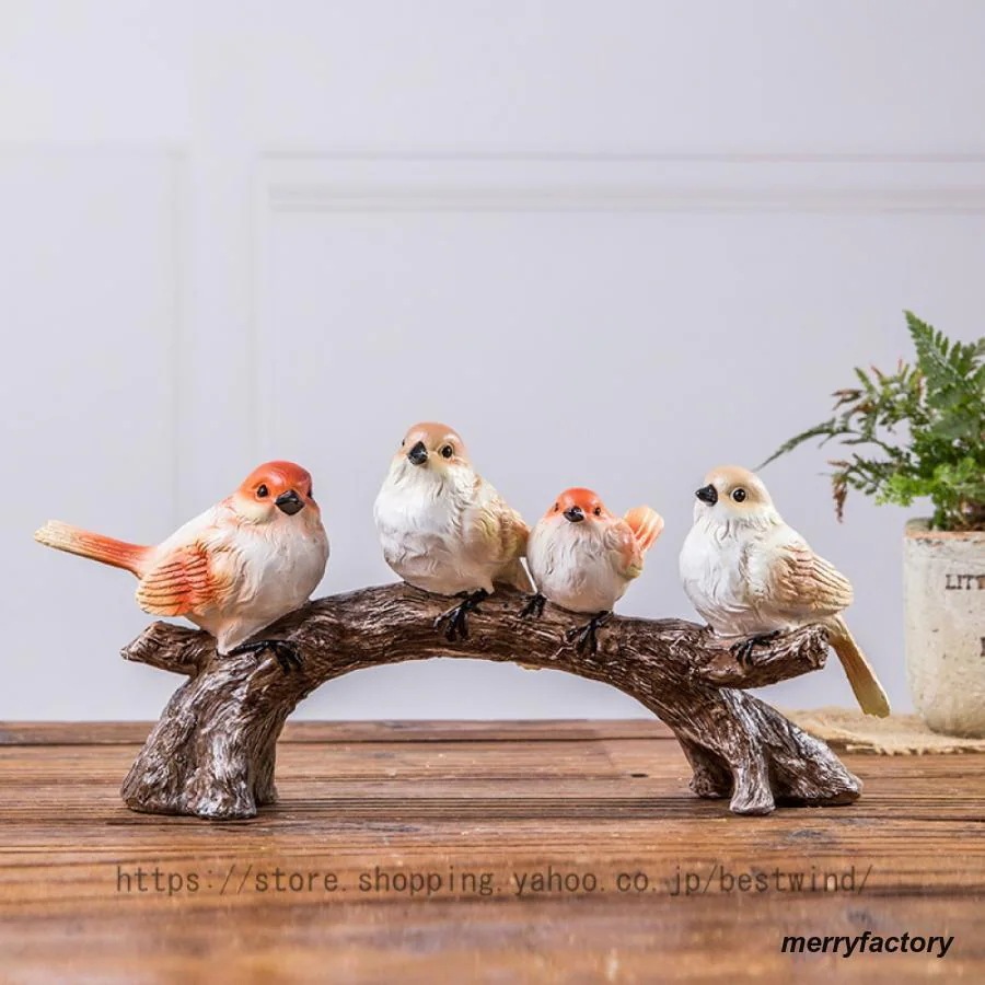 庭オブジェ ガーデニング雑貨 ガーデニング 置物 鳥 アンティーク ナチュラル 庭 動物 アニマル ガーデン 雑貨 おきもの リアル カラフル おしゃれ オブジェ 5,145円