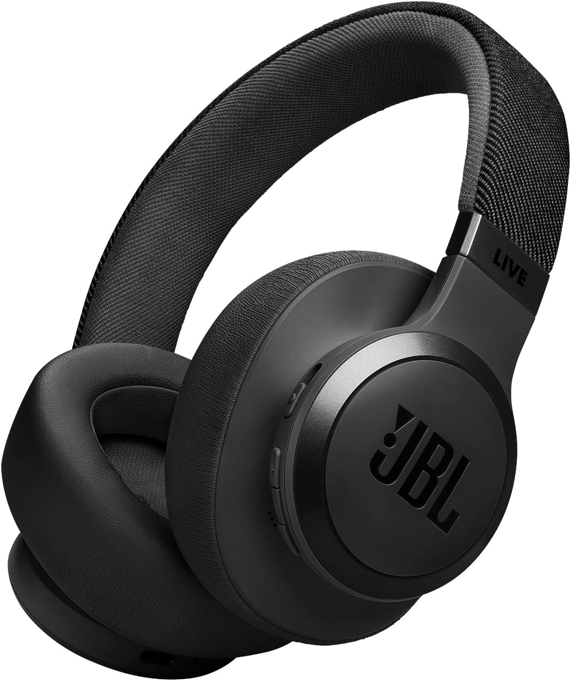 JBL LIVE 77 NC スタイルデザインハイブリッドノイズキャンセリングBluetooth対応マルチポイントオーバーイヤーヘッドホンブラックJBLLIVE77NCBLK