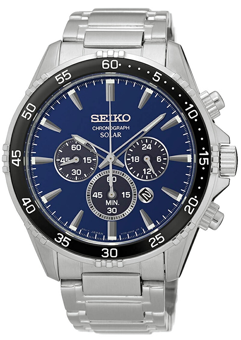 [10年保証] [生産終了人気海外モデル] SEIKO SSC445P1 [セイコーインポート] セイコー ソーラー クオーツ クロノグラフ 100m防水 [逆輸入モデル]