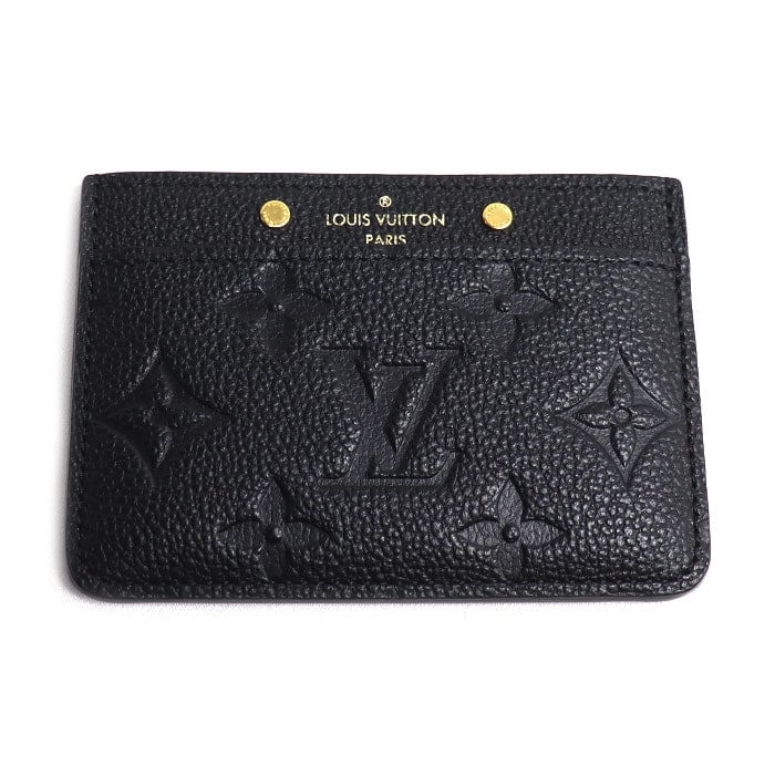 LOUIS VUITTON ルイ・ヴィトン ポルトカルト サーンプル カードケース アンプラント ブラック M69171 ICチップ レディース 中古 美品