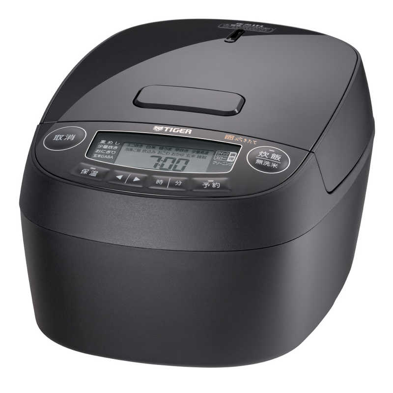 タイガー　TIGER　炊飯器 5.5合 炊きたて 圧力IHジャー 遠赤3層土鍋コート釜 モーブブラック　JPV-Y100