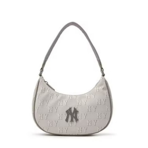 クラシックモノグラム ジャカード ホーボーバッグ NY-(L.Charcoal Grey) 15,500円