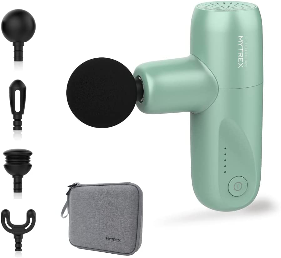 マイトレックス リバイブ ミニ エックスエス(MYTREX REBIVE MINI XS) MT-RMXS21G グリーン ハンディガン 振動マシーン軽量265g フェイスモード 搭載