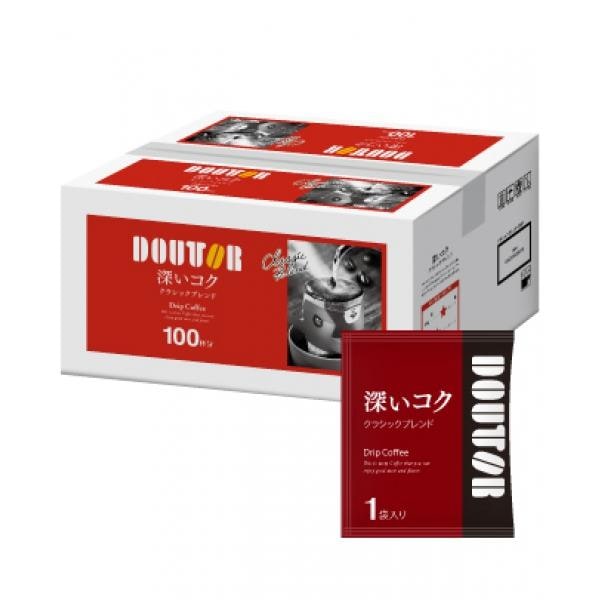 ドトールコーヒー ドリップパック クラシックブレンド (10g×100P)×1本