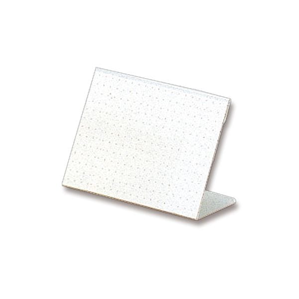 ライオン事務器 カード立L型(再生PET樹脂製) W100×H65mm L-100K 1セット(20個) (×10セット)