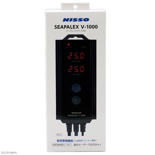 ニッソー　シーパレックス　Ｖ－１０００　サーモスタッド　ー１０００Ｗ対応　水槽　ＣＲＣ10―23―50―30―00