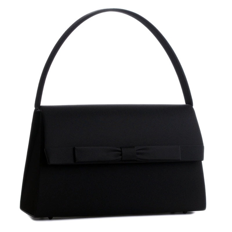 ブラックフォーマルバッグ センターリボン黒 レディース 結婚式 冠婚葬祭 弔事 入学式 卒業式 撥水 6,378円