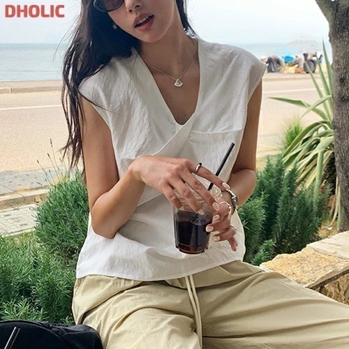 [メガ割りSALE]ルーズツイストノースリブラウス