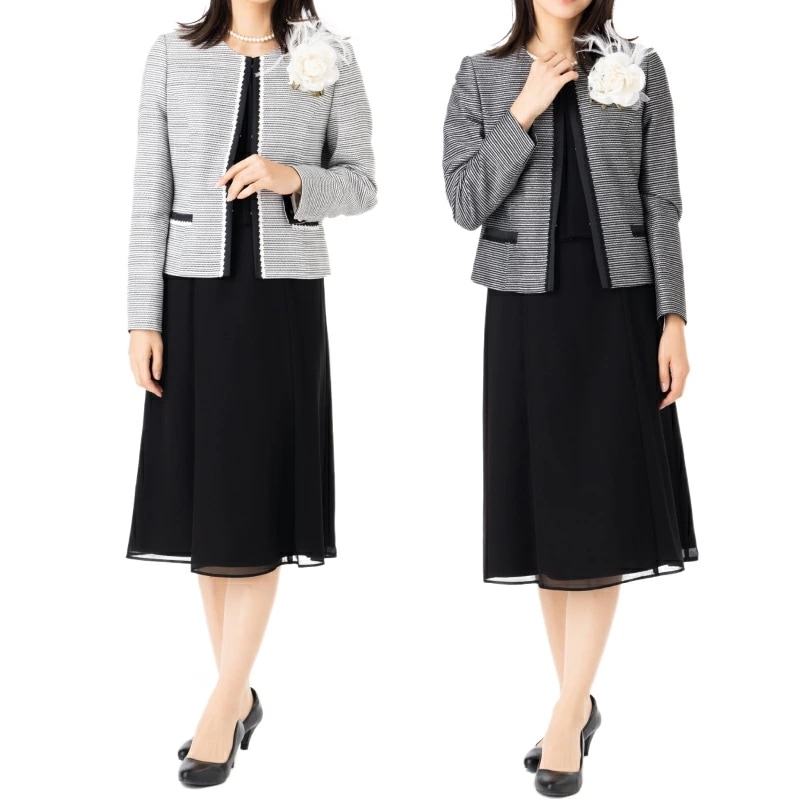 セレモニー スーツ 2点セット ジャケット ワンピース ママ スーツ フォーマ レディース ミセス 50代 40代 30代 60代 七五三 お宮参り 入学式 入園式 卒業式 卒園式 親族 母親 服装