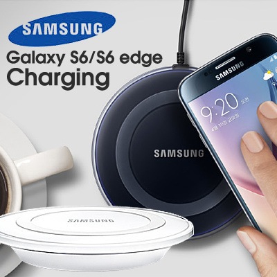 New SAMSUNG Galaxy Wireless Charger Pad for Galaxy S6 / S6 Edge EP-PG920I White/Black