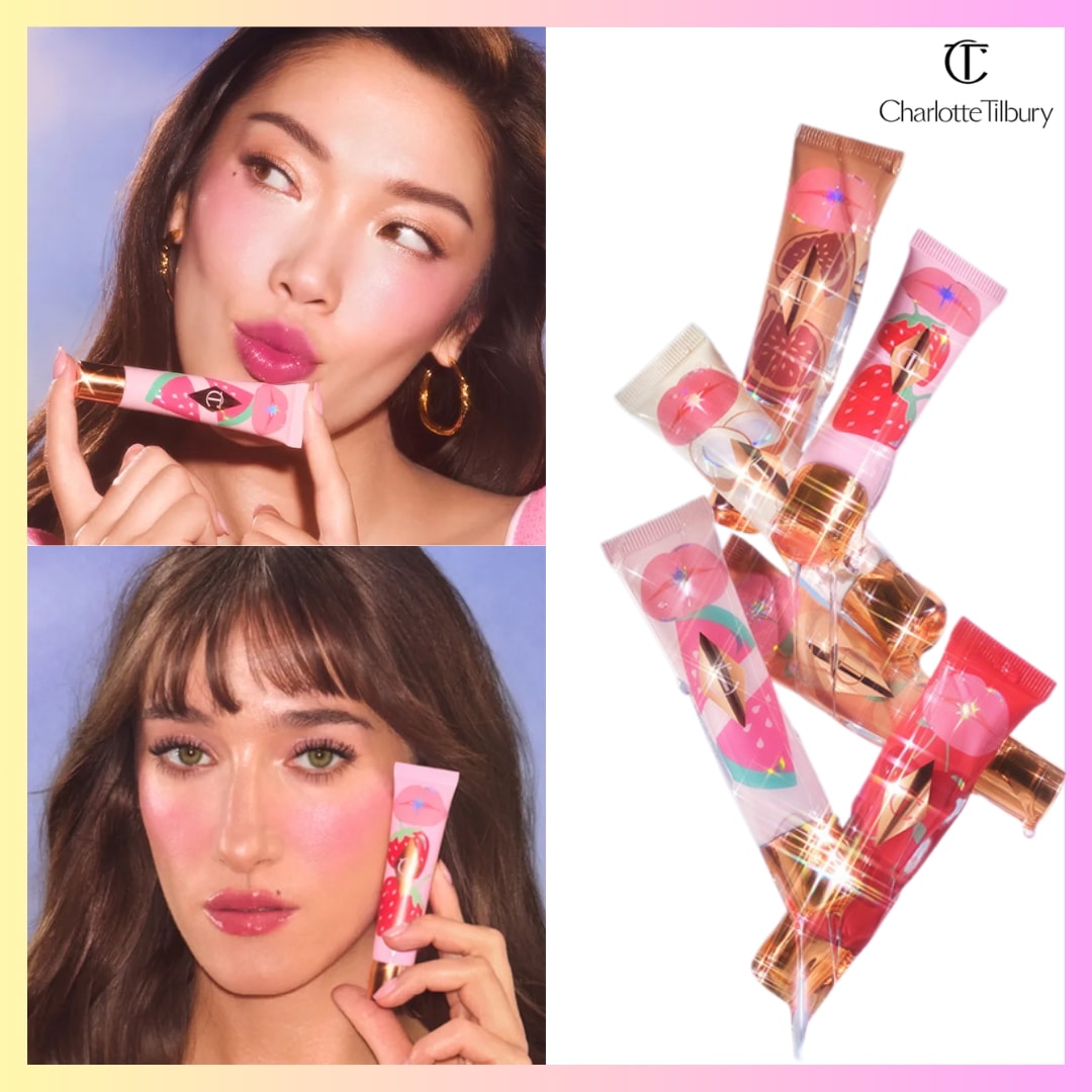 [Charlotte Tilbury] New! UNREAL LIPS 6カラー + FREE OMAKE リップグロス 透明 オイル ティントリップ 色付きリップ リップバーム グロスリップ
