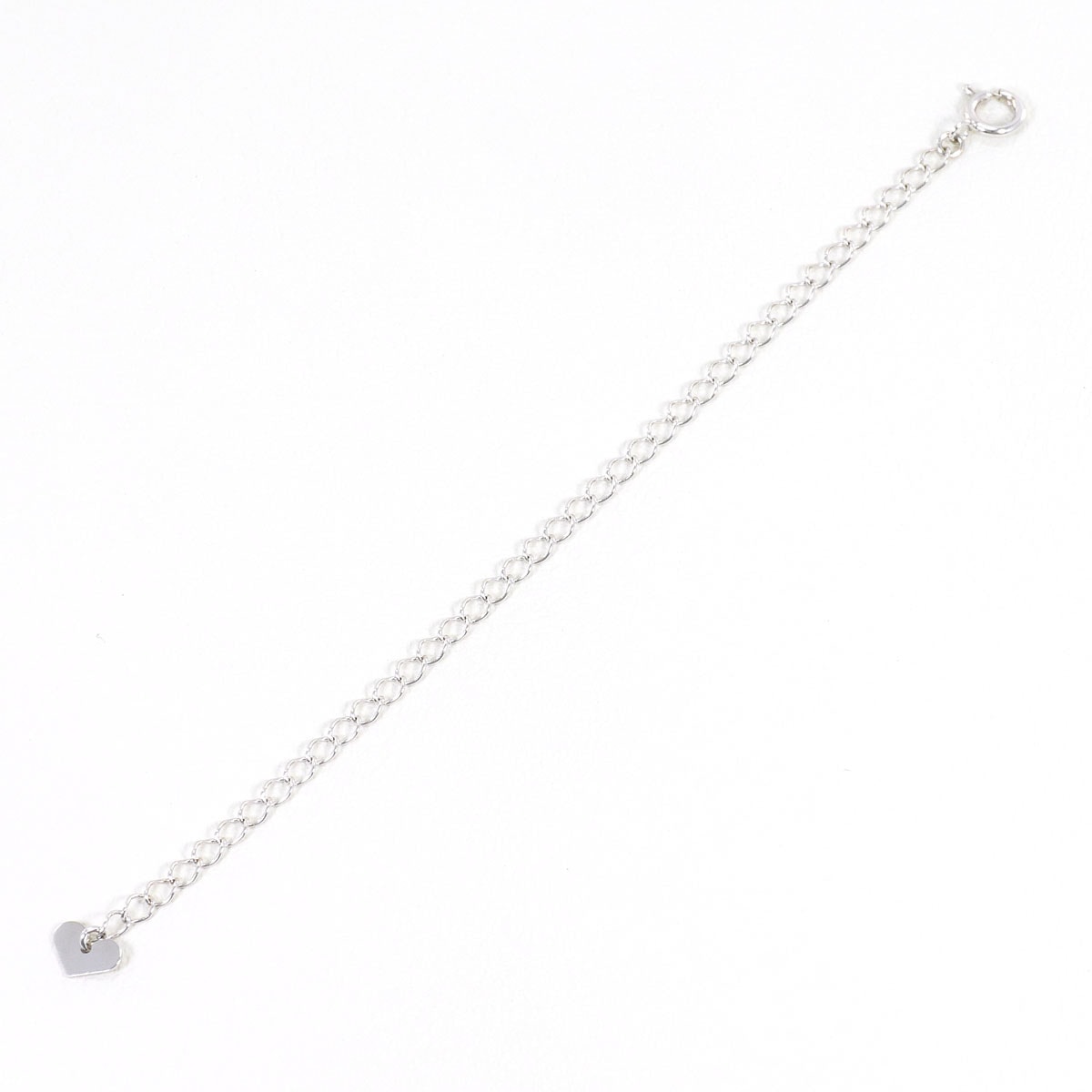 K10 10金 WG ホワイトゴールド アジャスター 総重量約0.4g 約10cm ジュエリー 中古
