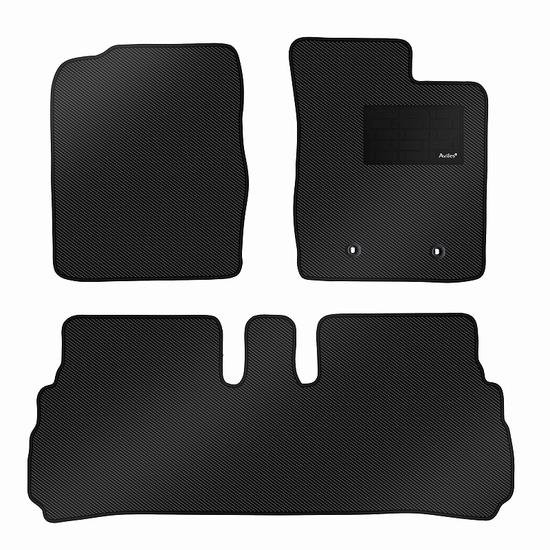 [防水マット]ダイハツ ムーヴ LA150S LA160S フロアマット [カーボン柄]