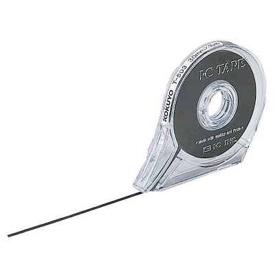 他サイト： 罫線引きテープ 黒 3mm幅(ホワイトボード用) コクヨ T-503の商品画像