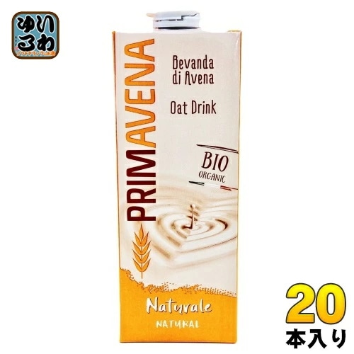 プリマベーナ オーガニック オーツミルク 1000ml 紙パック 20本 (10本入×2 まとめ買い) アリノール 植物性ミルク 無添加 有機