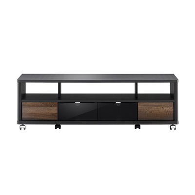 朝日木材加工 テレビ台 52V型対応 EE style ハーフオープンタイプ AS-EE1200 アッシュグレー＆ウォールナット