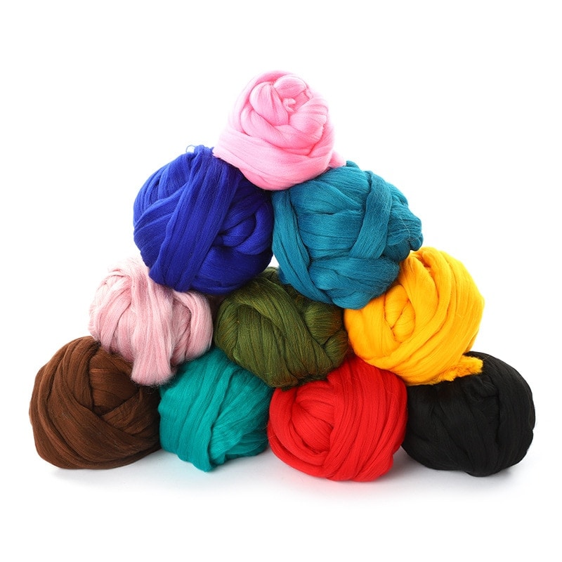 【5/6KG】 チャンキーニット 幅約6CM 5000g 6000g 毛糸 アクリル ヤーン ニットヤーン ウール チャンキーヤーン ブランケット 超極太毛糸 毛糸 手芸 編み物 太い 極太 糸