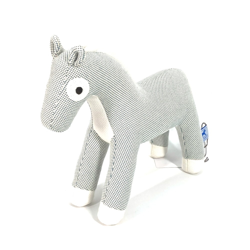 ぬいぐるみ シュヴァル・オノレ エポペ ホース 馬 シュバル 人形 インテリア オブジェ コットン ブルー