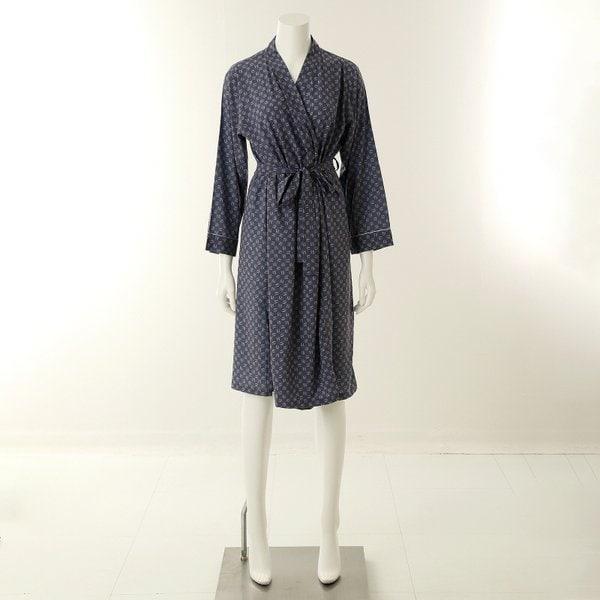 []超軽量ポリ30Dロゴボーダーナ염 ローブガウン(VGN4541A)