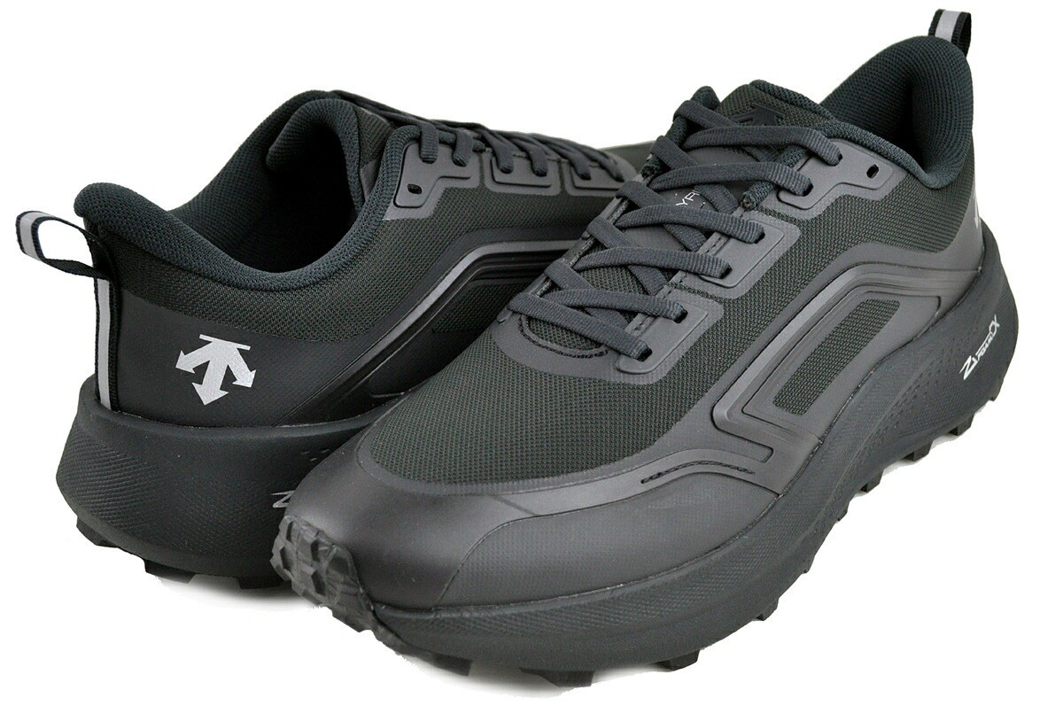 デザント フライリッジ ブラック トレイルランニングシューズ ENERZITE VIBRAM LITEBASE Z-FOAM alpha sp313rrn83