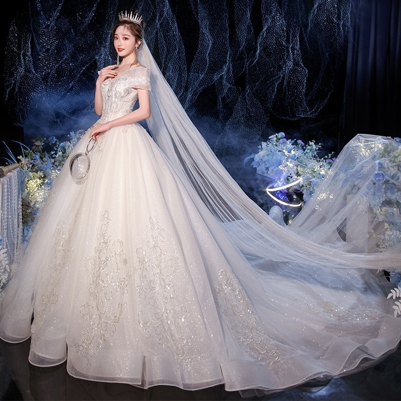 パーティードレス大人気 新商品 高級感 気質 花嫁ロングドレス 成人式 ドレス 演奏会 卒業式 ドレス 結婚式ワンピース ウェディングドレス ロングドレス 2025福袋