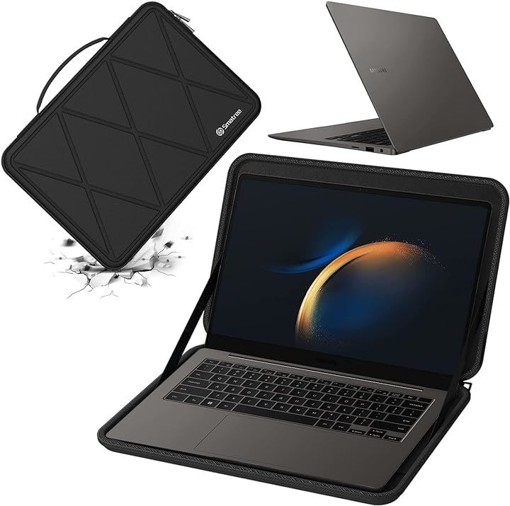ハードEVA保護スリーブケース 15.6インチ Samsung Galaxy Book3 防水 360度耐衝撃( Black, For Samsung 15.6インチ（M79）)