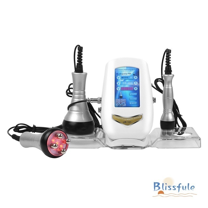 家庭用/業務用3in1 40Khzキャビテーション 光ラジオ波 ボディ 美顔器 多極RF 超音波 ボディ 痩身マシン LEDエステ 目元エステ/ボディーケア/多機能美顔器 日本語説明書付き1