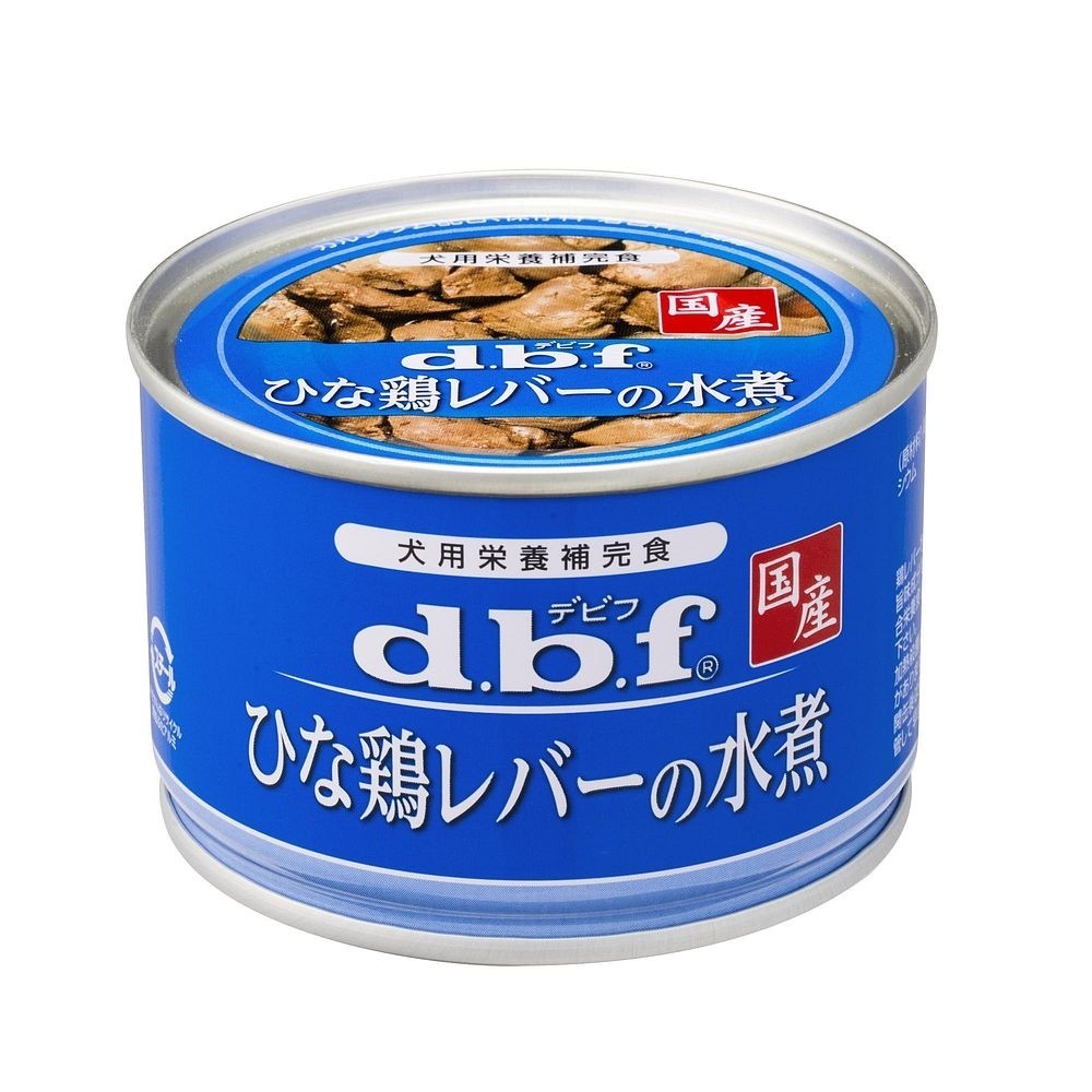 （まとめ買い）デビフ ひな鶏レバーの水煮 150g 犬用缶詰 ドッグフード [x24]