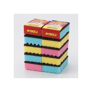(まとめ) キクロン スポンジたわし キクロンA 1セット(10個) (×4セット)